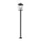 Z-Lite Beacon 4 Light Outdoor Post Mounted Fixture, Black & Clear Beveled 568PHXXLS-536P-BK - alternate 5